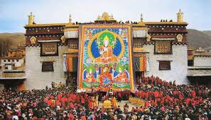 Saga Dawa Festival At Lhasa